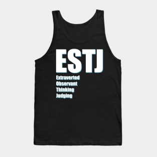 ESTJ The Executive MBTI types 11B Myers Briggs personality Tank Top